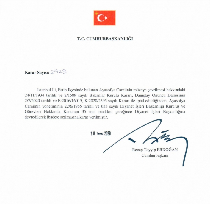 Cumhurbaşkanı Erdoğan seçim programını Ayasofya´da akşam namazı ile sonlandıracak